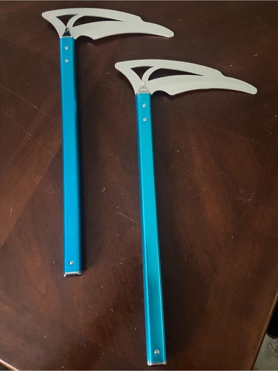 Other - Vintage Century Ice Climbing Tools / Ice Axes – Pair – Blue Aluminum